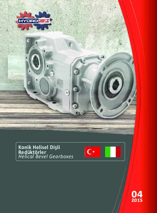 Konik Helisel Dişli Redüktörler