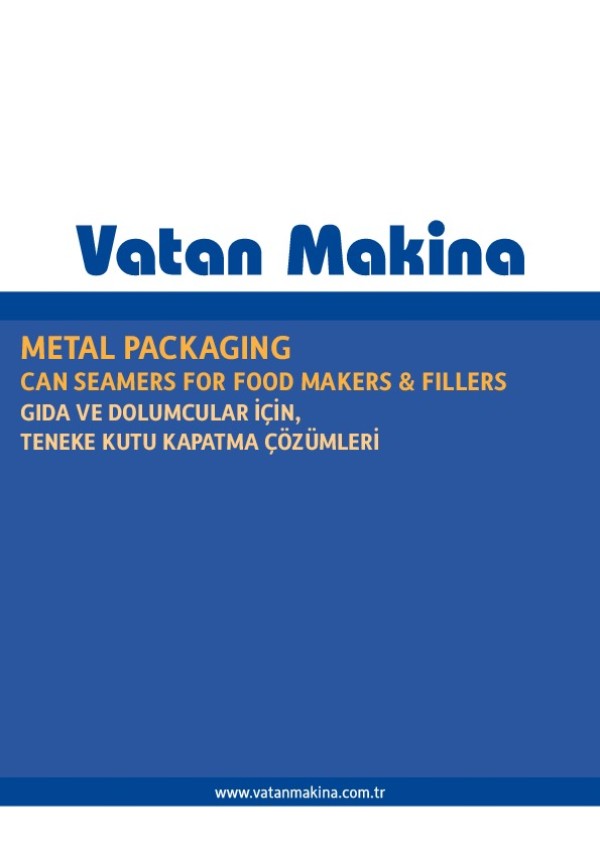 Gıda ve Dolumcular için Metal Kutulama