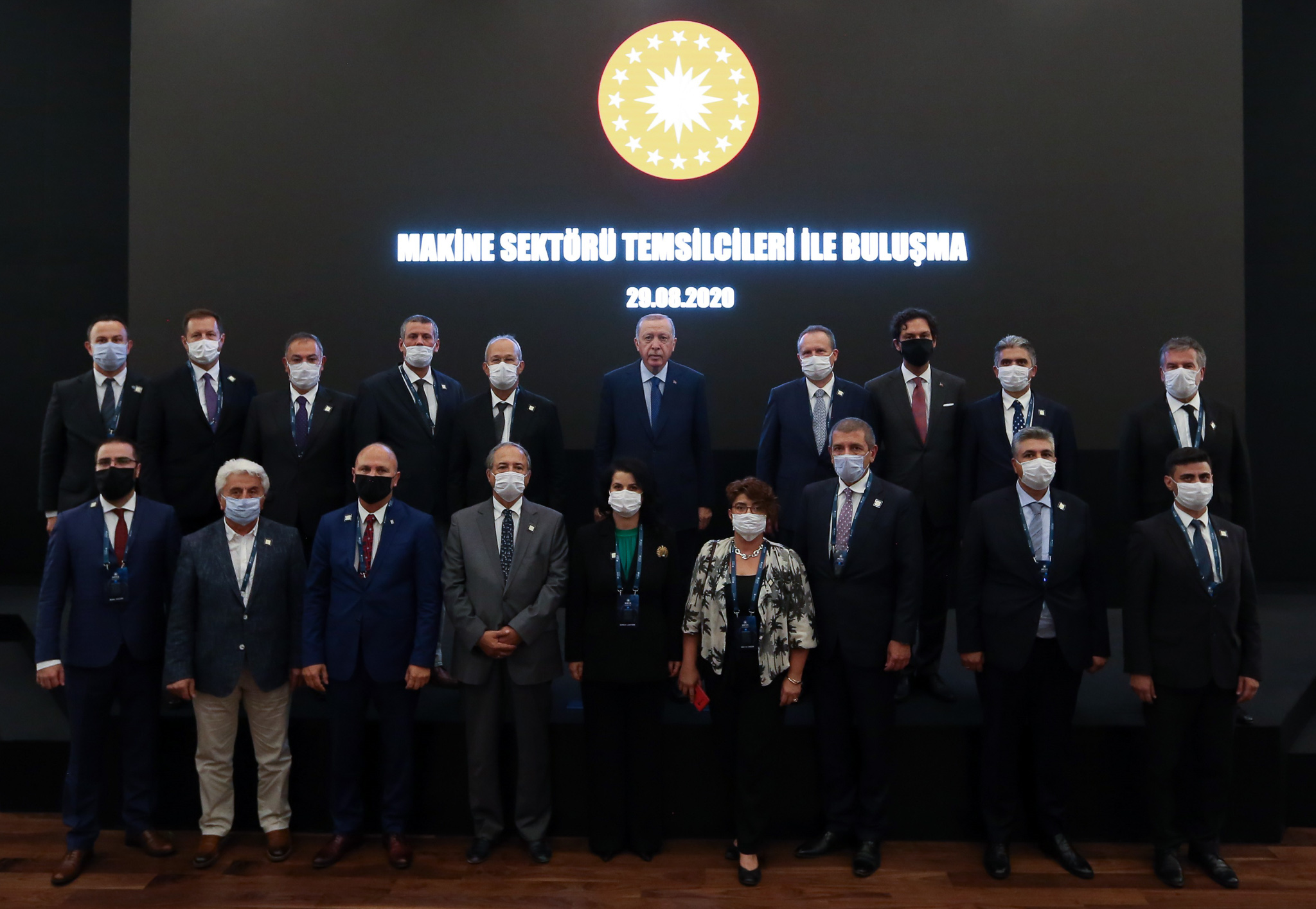 Cumhurbaşkanı Erdoğan Makina İmalatçıları Birliği Yönetim Kurulu Üyeleri ile buluştuç